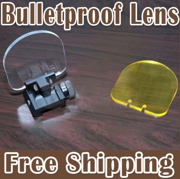 Bulletproof lens protector folding for scope ACOG/EOTECH/AIMPOIN